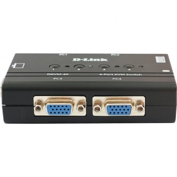 4-портовый KVM-переключатель D-LINK DKVM-4K/B3A